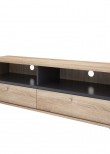 MIX 25, COMODA RTV, STEJAR SONOMA / GRAPHIT, 43 X 140 X 40 cm MIX 25, COMODA RTV, STEJAR SONOMA / GRAPHIT, 43 X 140 X 40 cm