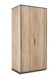 FLOW 03, DULAP, STEJAR SONOMA / GRI, 196 X 89 X 60 cm FLOW 03, DULAP, STEJAR SONOMA / GRI, 196 X 89 X 60 cm