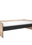 FLOW 50, PAT 90 X 200, FARA SALTEA, STEJAR SONOMA / GRI, 56 X 207 X 97 cm FLOW 50, PAT 90 X 200, FARA SALTEA, STEJAR SONOMA / GRI, 56 X 207 X 97 cm